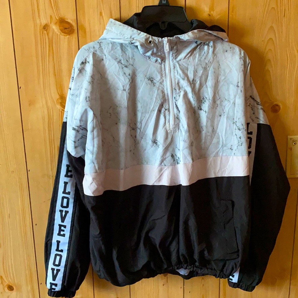 Charcoal Windbreaker